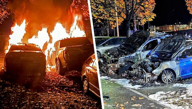 Im oststeirischen Weiz ereignete sich in der vergangenen Nacht der Vorfall. (Bild: Krone KREATIV/Stadtfeuerwehr Weiz)