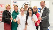 Alexandra Höfer (WK), Landesrätin Susanne Rosenkranz, Sandra Kern (AMS NÖ) und Christian ...