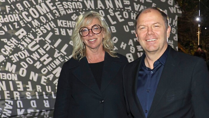 Curator Birgit Lill-Schnabl and organizer Bernhard Rinner from Bühnen Graz are very satisfied ...