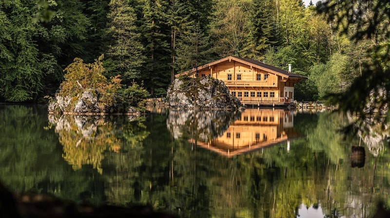 The wonderful "Berglsteinersee 712er Lounge" restaurant is located on the western shore of the lake. (Bild: Alexander Öehm)