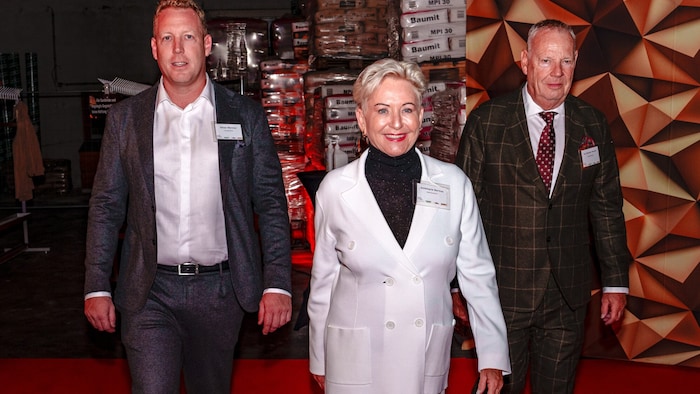 The Teubl management team Oliver (left), Annemarie and Reinhart Werinos