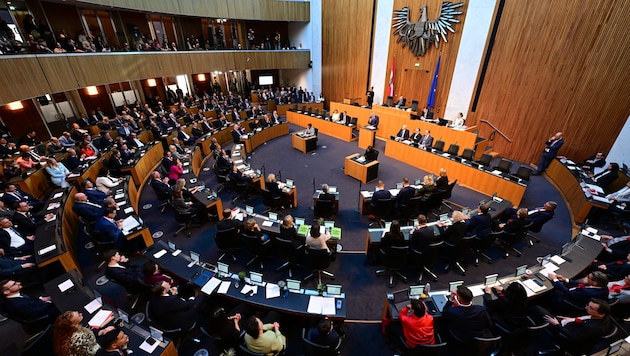 Almost 40 percent of MPs have never been represented in the National Council before. (Bild: APA/ROLAND SCHLAGER)