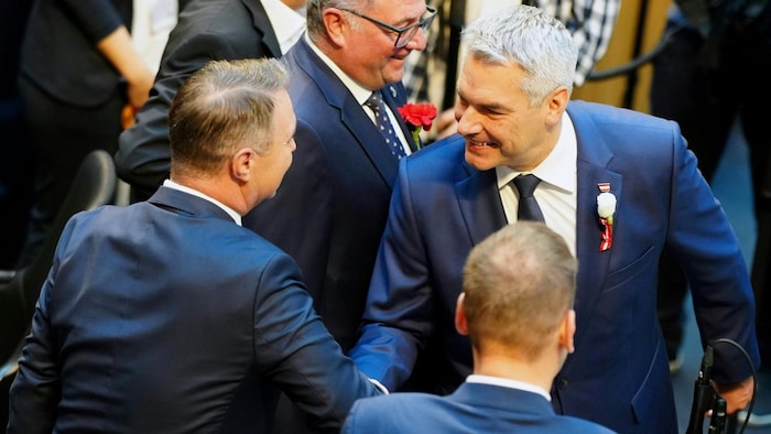 Karl Nehammer and Andreas Babler met on Friday for initial exploratory talks.