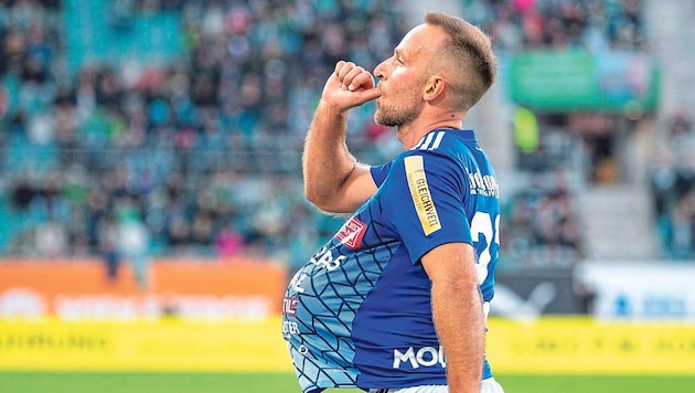 Tobias Kainz wants to get back to winning ways with Hartberg. (Bild: GEPA/GEPA pictures)