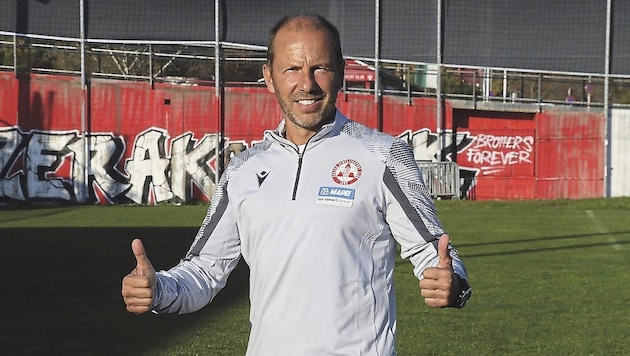 Rene Poms steht Sonntag gegen Rapid vor seiner GAK-Premiere. (Bild: Radspieler Jürgen/Juergen Radspieler)