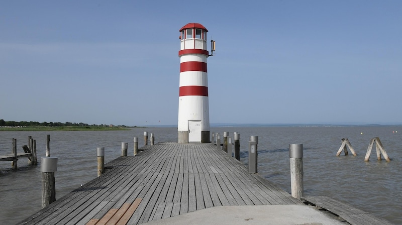 Voten für den Leuchtturm Podersdorf, heißt es am 26. Oktober auch bei der ORF-Sendung „9 Schätze  – 9 Plätze“. (Bild: Huber Patrick)