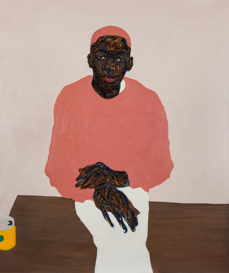 Amoako Boafo, Gregory Robert, 2019 (Bild: Foto: Mariane Ibrahim © 2024 Amoako Boafo / Licensed by Bildrecht, Vienna)