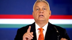 Ungarns Regierungschef Viktor Orbán will seinen EU-Ratsvorsitz mit der Erweiterung des Schengenraums abschließen. (Bild: APA/AFP/JOE KLAMAR)