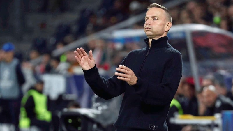 Salzburg coach Pep Lijnders. (Bild: GEPA/GEPA pictures)