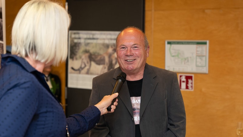 Der Huchenfranz bei der Tierschutzgala (Bild: Land Steiermark)