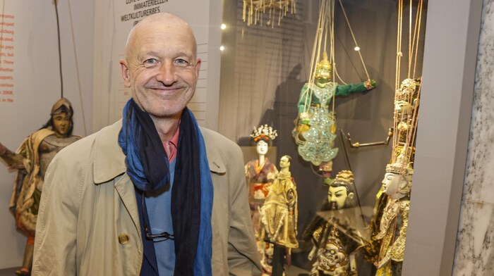 Artist and Baselitz son Daniel Blau also dropped by