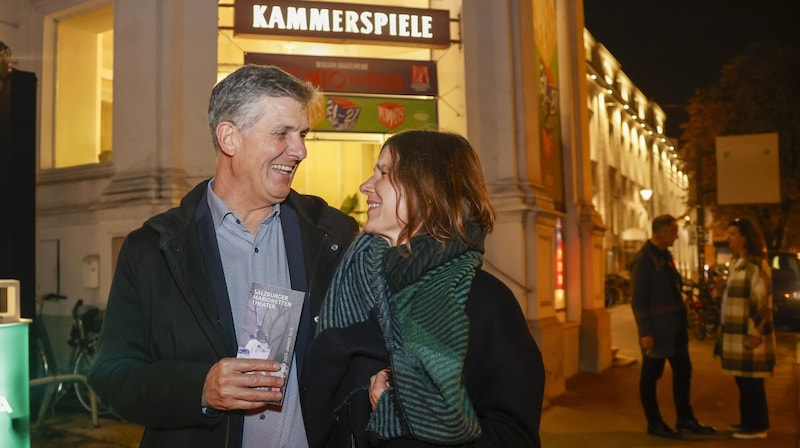 Robert Seguin with his partner and Toihaus boss Katharina Schrott. (Bild: Tschepp Markus)