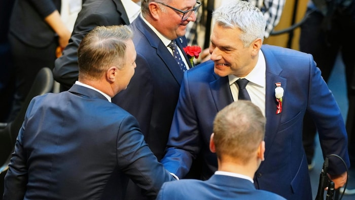 ÖVP-Chef Karl Nehammer und SPÖ-Chef Andreas Babler