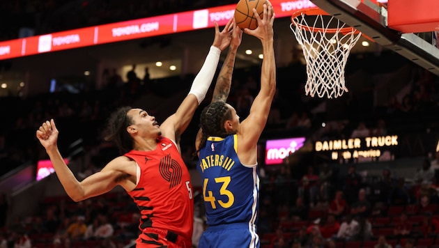 Counting errors in the Warriors' victory in Portland, but they did not have a major impact. (Bild: AP)