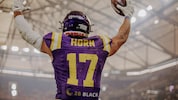 Reece Horn wird auch 2025 mit der Nummer 17 für die Vikings auflaufen.