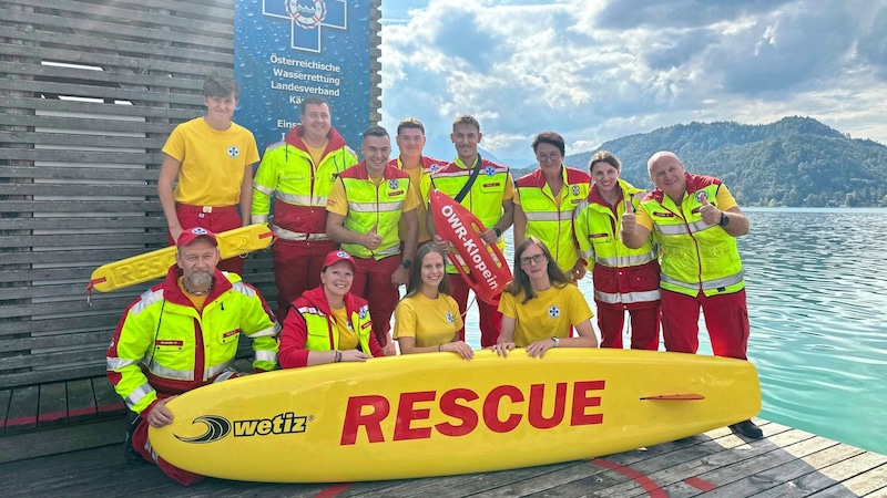 The Klopein rescue team has 145 active members and ensures safety in the surrounding waters around the clock. (Bild: Jennifer Kapellari)