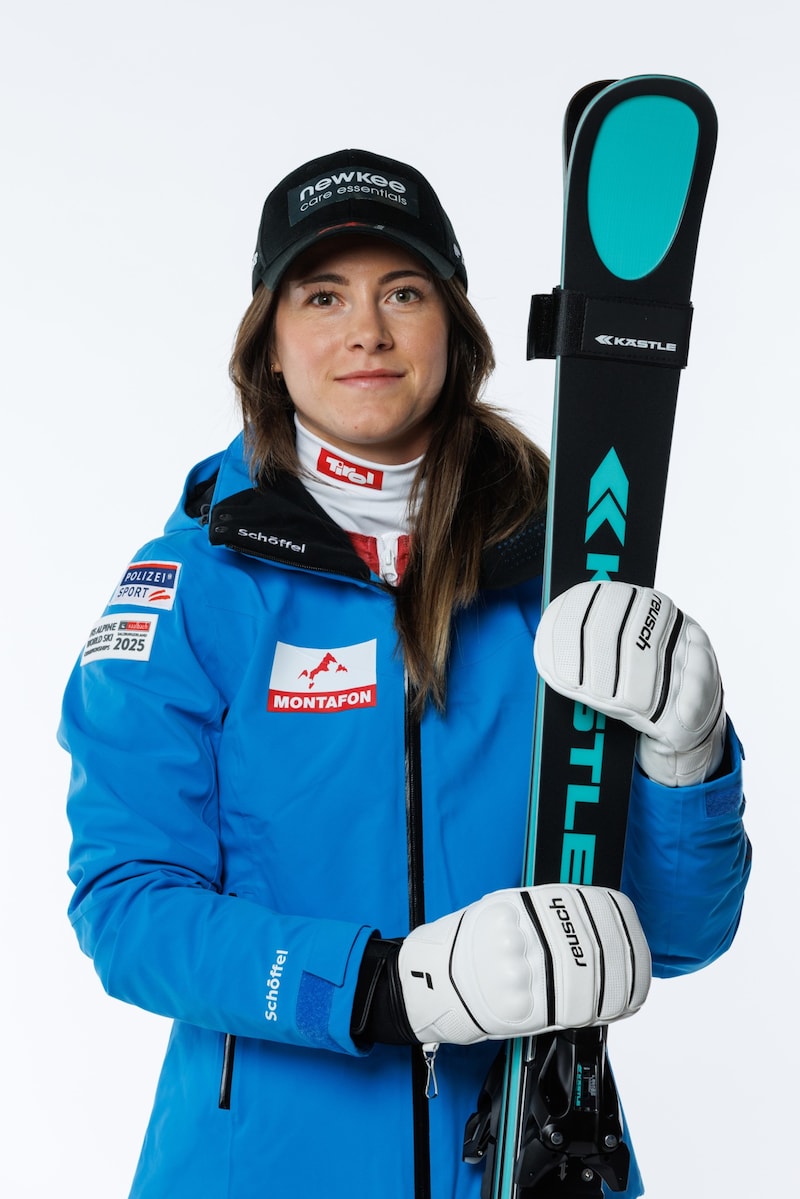 Sonja Gigler has already taken out her skis at Kästle. (Bild: GEPA pictures)