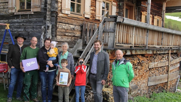 Armin Preßlaber (2nd from left) was named "Shepherd of the Year". (Bild: NPHT)