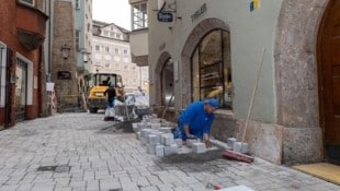 Die Arbeiten in der Seilergasse gehen in die finale Phase. (Bild: D. Jäger)