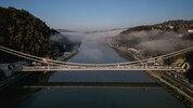 Die neue Donautalbrücke ist fertig, am Montag muss sie ihre Feuertaufe bestehen