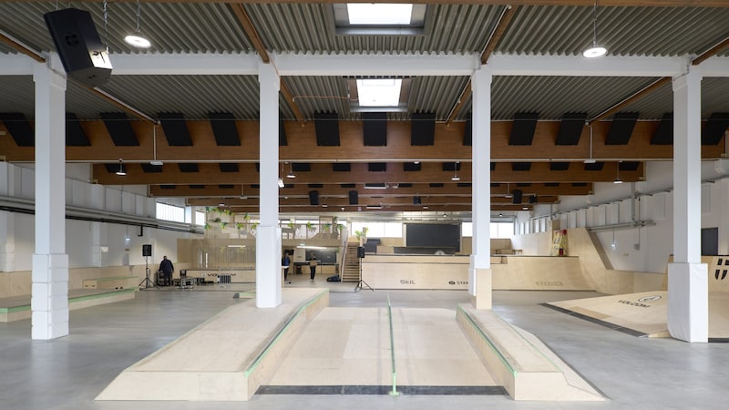 The obstacles were developed together with Viennese skaters. (Bild: Stadt Wien/Markus Wache)