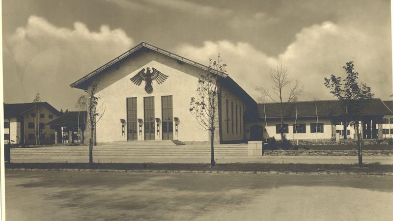 Außenansicht des Speisesaals 1940. (Bild: Bundesheer)