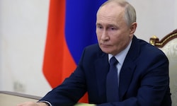 Der russische Präsident wirkt dieser Tage betrübt.