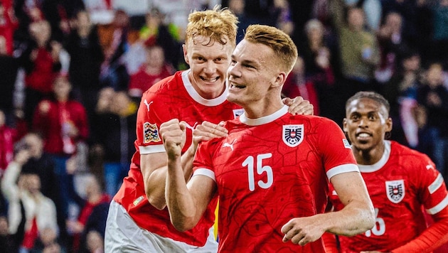 Emotional weeks lie behind team defender and Freiburg legionnaire Philipp Lienhart (center). (Bild: Urbantschitsch Mario)