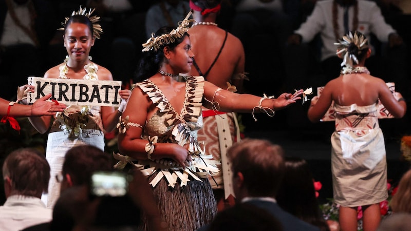 Dance interlude during the ceremony (Bild: APA/AFP/POOL/Fiona GOODALL)