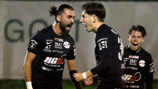 Aygün (left) saved Puch at least a point at SAK. (Bild: Andreas Tröster)