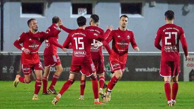 Kuchl kept a clean sheet in St. Johann. (Bild: Tröster Andreas/Kronen Zeitung)