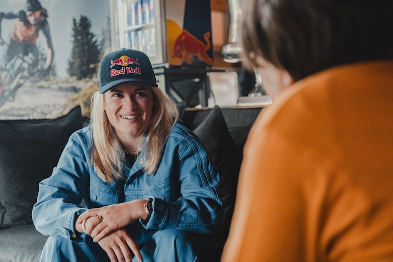 Valentina Höll spoke to the "Krone" as part of her end-of-season party. (Bild: Saalbach.com/Markus Landauer)