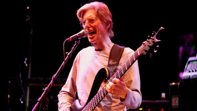 Phil Lesh, co-founder of Greatful Dead, has died at the age of 84. (Bild: APA/AFP/GETTY IMAGES/Cory Schwartz)