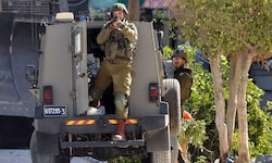 Israelische Soldaten während eines Einsatzes in der Stadt Tulkarem