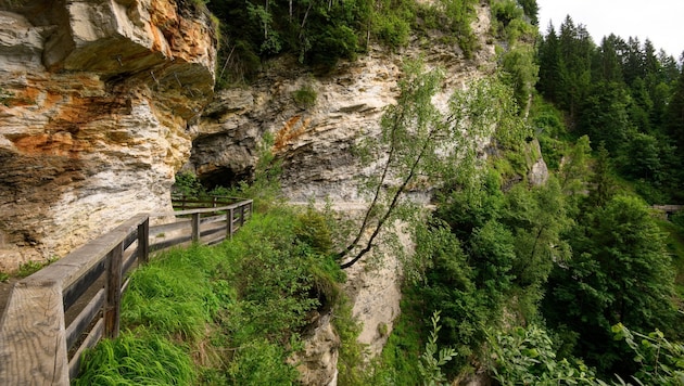 The Gadauner Gorge in Salzburg won the ORF show "9 Places - 9 Treasures" on the national holiday. (Bild: ORF Sendungen/ORF)