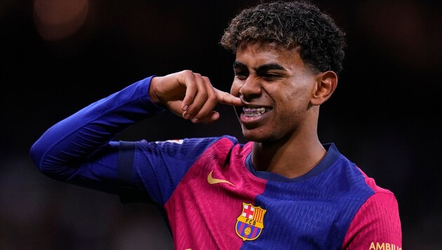 Barcelona's Lamine Yamal