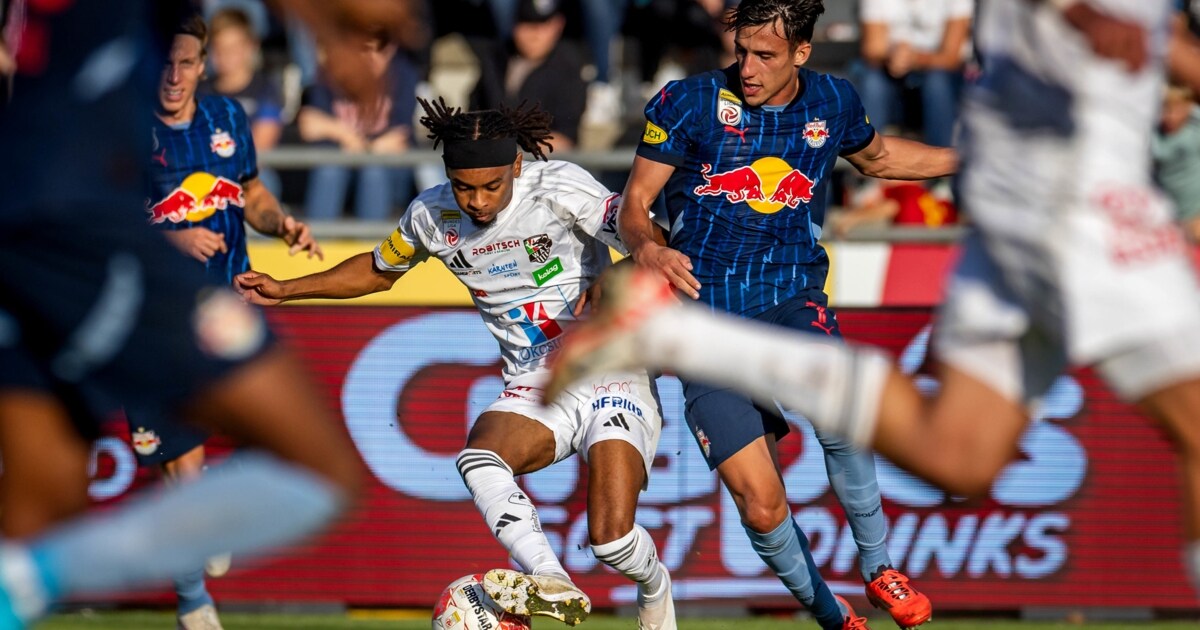 Points dropped - WAC against Red Bull Salzburg from 14.30 LIVE | krone.at