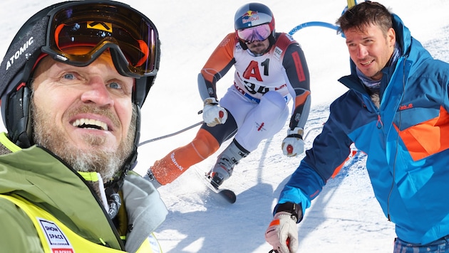 Hermann Maier, Marcel Hirscher and Felix Neureuther (from left to right) (Bild: GEPA pictures)