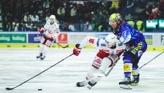 Verteidiger Philipp Lindner (re.) war in der Verlängerung Villachs Derbyheld, traf zum 3:2-Sieg (Bild: GEPA pictures)