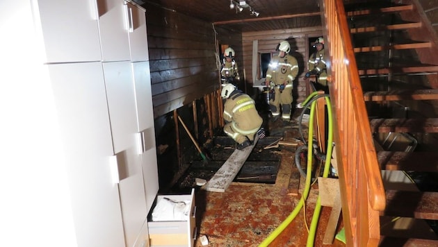 The fire department was able to prevent worse. (Bild: FF Pfarrwerfen)