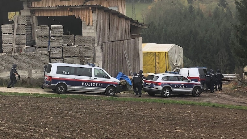 Die Einsatzkräfte wurden Montagmorgen ins Mühlviertel gerufen. (Bild: Schütz Markus)