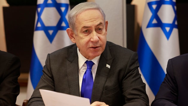 Israeli Prime Minister Benjamin Netanyahu (Bild: APA/AFP/POOL/Menahem Kahana)