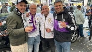 Die „Krone“ mischte sich in Madrid unter die Fans von Real Madrid. (Bild: Hofstetter)