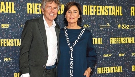 Sandra Maischberger und Andres Veiel bei der Berlin-Premiere von „Riefenstahl“. (Bild: Babirad Picture/babiradpicture - abp)