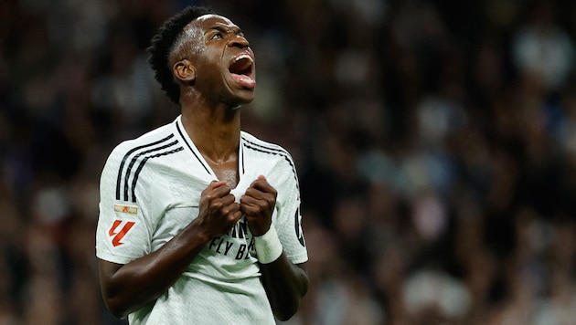 The amusement factor is said to be limited in the case of Real striker Vinicius Junior. (Bild: AFP/APA/OSCAR DEL POZO)