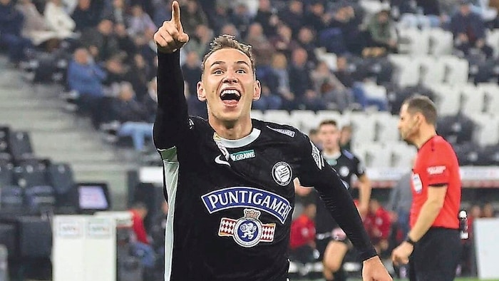Erster Torjubel der Bayern-Leihgabe seit dem Coup gegen Wolfsburg.