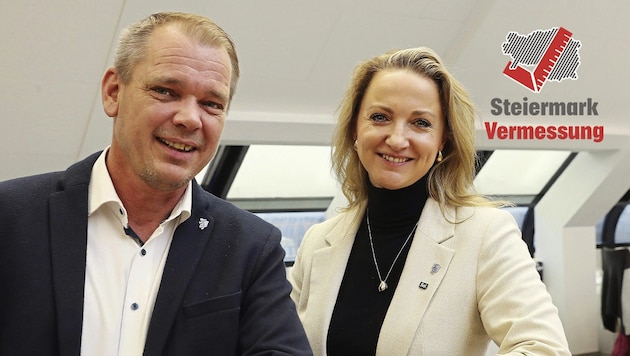 Eva-Maria Kroismayr-Baier will probably enter the provincial parliament, Harald Hierz will remain in municipal politics. (Bild: Krone KREATIV/Jürgen Radspieler)