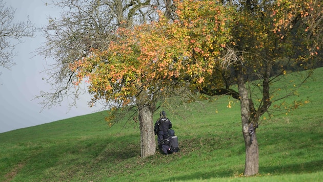 Kirchberg's mayor Franz Hofer was found dead in a field - this immediately triggered a large-scale police operation. (Bild: Horst Einöder/Flashpictures)