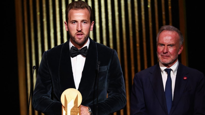 Harry Kane, Torjäger des Jahres (Bild: APA/AFP)