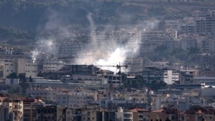 Israel fliegt schwere Luftangriffe auf den Libanon, auch auf die Hauptstadt Beirut. (Bild: AFP)